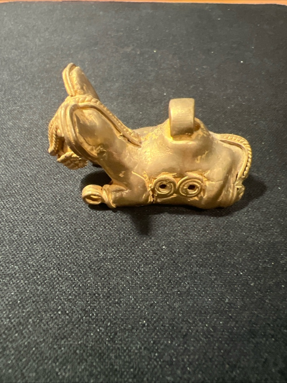 TUMBAGA Gold & Copper Alloy Zoomorphic Figurine/Pendant Columbian Art